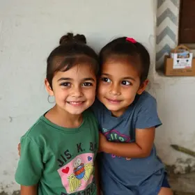 duas adolescentes que saíram de Casa Lar