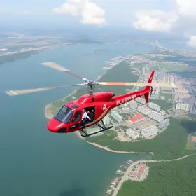 sorteio de voos de helicóptero