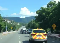 interdição no trânsito de Brusque