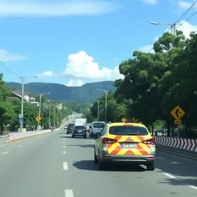 interdição no trânsito de Brusque