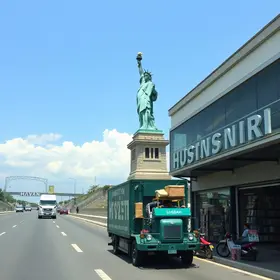 translado da Estátua da Liberdade