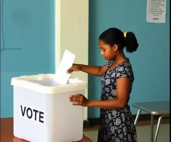 votação na Escola Rio Branco em Brusque